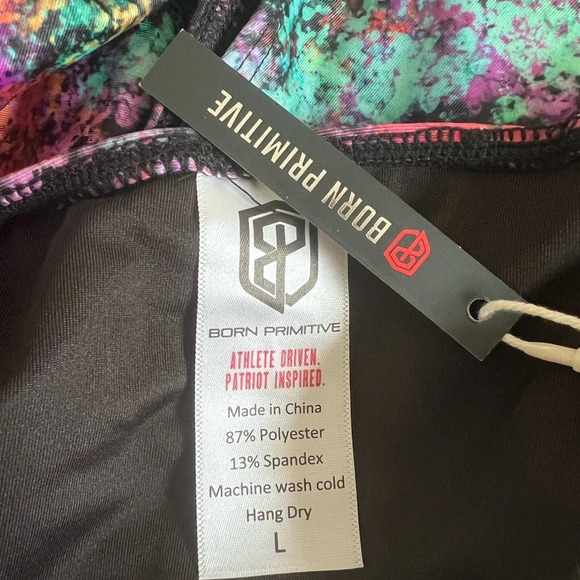 Born Primitive One Piece Swim Suit Women’s L Colorful Swimwear Tie Straps - Picture 9 of 10